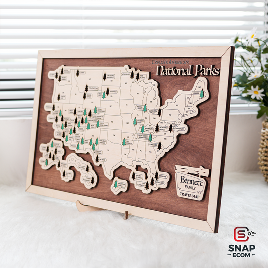 Personalized National Park Map