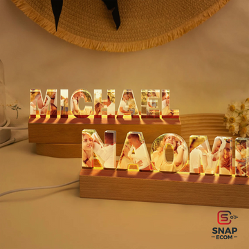 Personalized Desk Name Plate Night Light