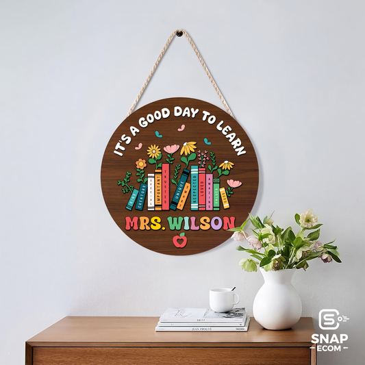 Personalized Teacher Door Sign DT12