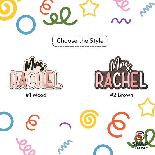 Personalized Teacher Door Sign DT04