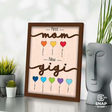 Personalized Mother’s Day Heart Wooden Sign