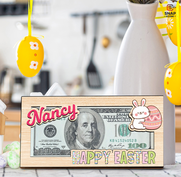 Personalized Easter Money Holder