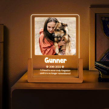 Personalized Pet Memorial Night Light 1