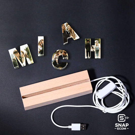 Personalized Desk Name Plate Night Light