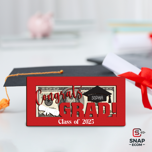 Personalized Graduation Money Holder 6
