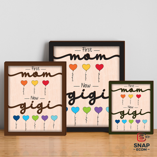 Personalized Mother’s Day Heart Wooden Sign