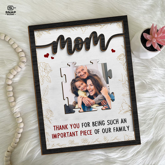 Personalized Mom Sign 2 layers