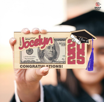 Personalized Graduation Money Holder 7