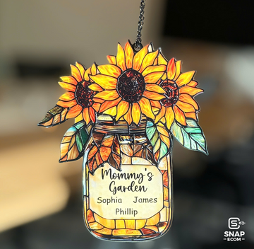 Personalized Mommy's Garden Suncatcher Acrylic 1 Layer