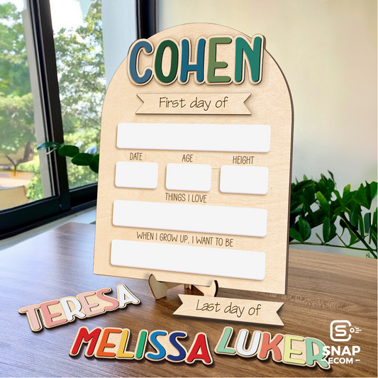Wooden First/ Last Day of School Sign - SS58