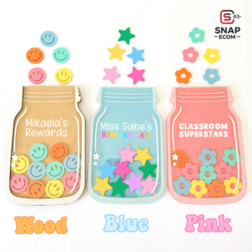 Personalized Stars Reward Jar for Kids PY14