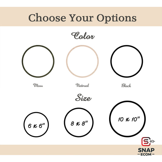 Personalized Circle Mom Sign