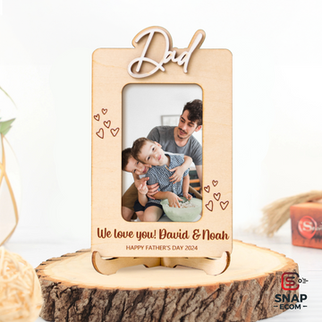 Personalized Dad Car Visor Clip 2