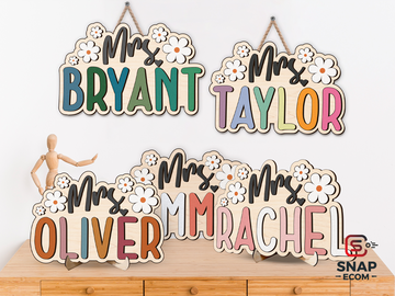 Personalized Teacher Door Sign DT04