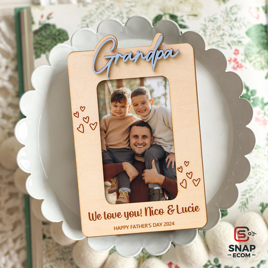 Personalized Dad Car Visor Clip 2