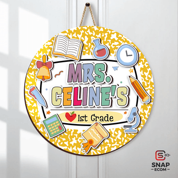 Personalized Teacher Door Sign 6