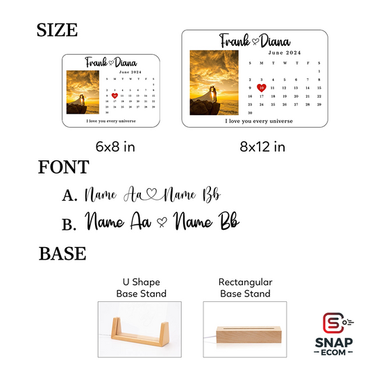 Personalized Photo Night Light 3