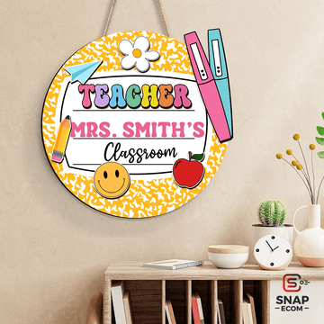 Personalized Teacher Door Sign 7