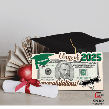 Personalized Graduation Money Holder 3