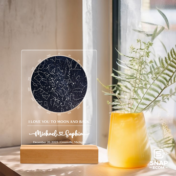 Personalized Star Map Night Light 8