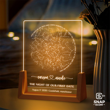 Personalized Star Map Night Light 9