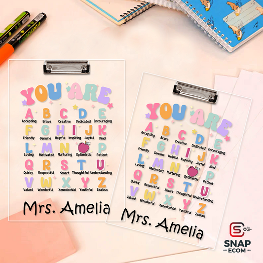 Personalized Teacher Clipboard 8