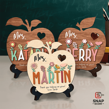 Personalized Apple Teacher Gift 3