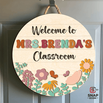 Personalized Teacher Door Sign 1