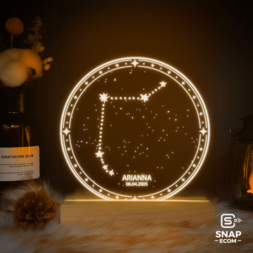 Personalized Star Map Night Light 3