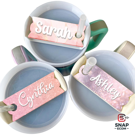 Personalized Tumbler Name Tag 1