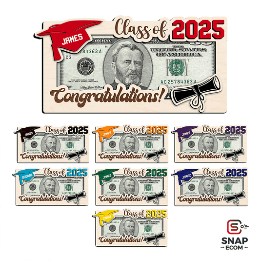Personalized Graduation Money Holder 3