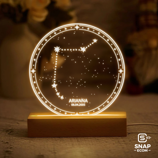 Personalized Star Map Night Light 3
