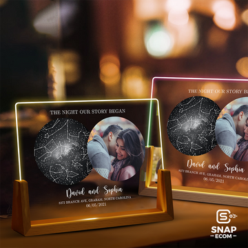 Personalized Star Map Night Light 10