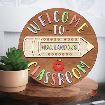 Personalized Teacher Door Sign 2