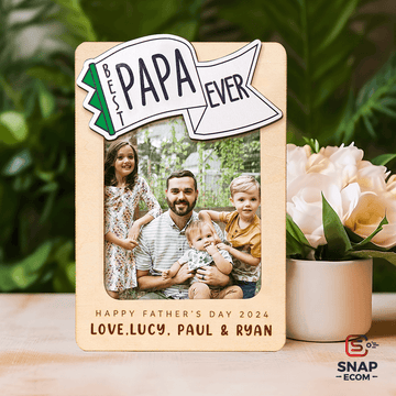 Personalized Dad Car Visor Clip 1