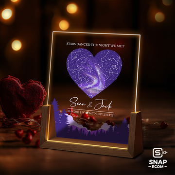 Personalized Star Map Night Light 12