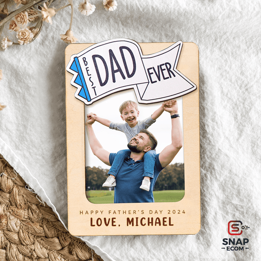 Personalized Dad Car Visor Clip 1