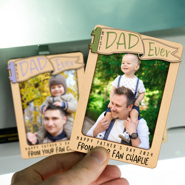 Personalized Dad Car Visor Clip CV04