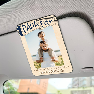 Personalized Dad Car Visor Clip CV26