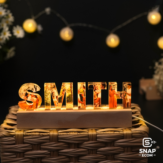 Custom Acrylic Name Night Light Desk Name Plate - CAN