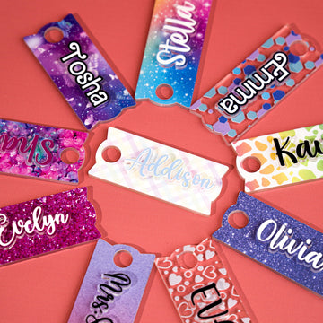 Personalized Tumbler Name Tag