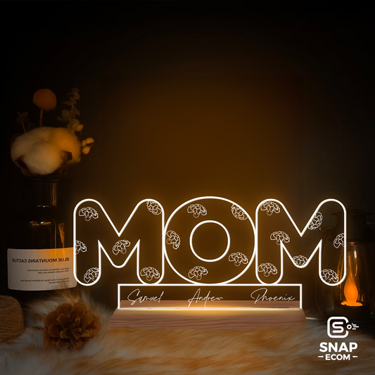 Mom’s Birth Flowers Night Light
