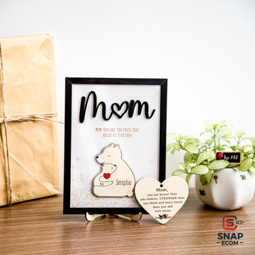 Mother’s Day Bear Mama Wooden Sign MX06