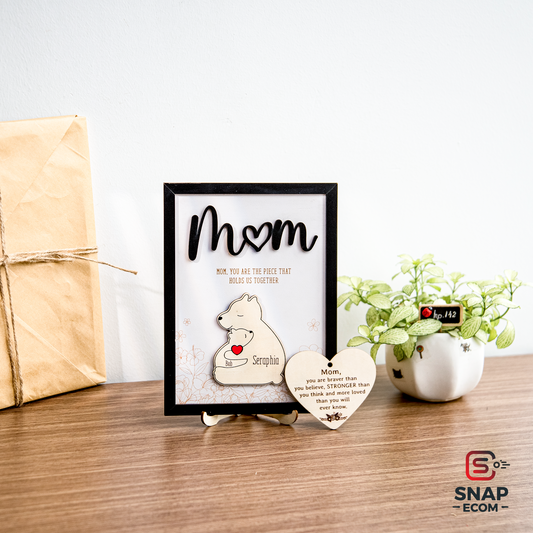 Mother’s Day Bear Mama Wooden Sign MX06