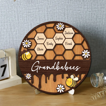 Mothers Day Bee Hive Family Sign