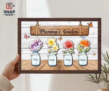 Personalized Mom Flower Sign
