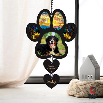 Personalized Paw Shape Suncatcher - SC66