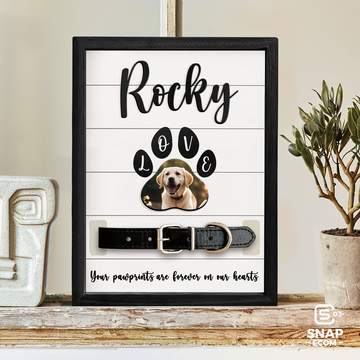 Personalized Pet Memorial Collar Frame – MP10