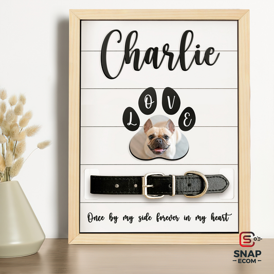 Personalized Pet Memorial Collar Frame – MP10