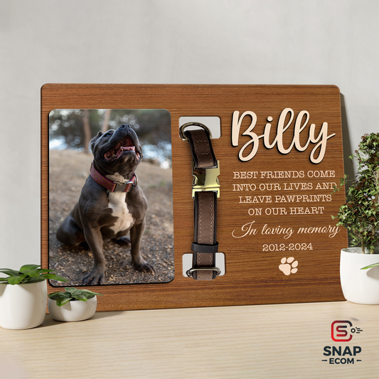 Personalized Pet Memorial Collar Frame – MP34